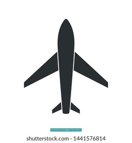 Airplane Icon Vector Illustration Logo Template For Website Or Mobile App