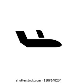 airplane icon. airplane vector illustration on white background for web and apps.
