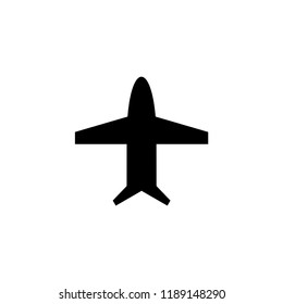 airplane icon. airplane vector illustration on white background for web and apps.