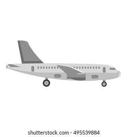 Airplane icon of vector illustration for web and mobile