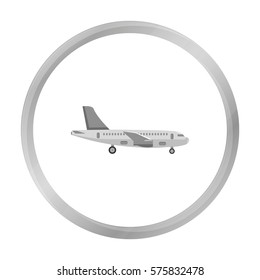 Airplane icon of vector illustration for web and mobile