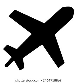  Flugzeug Icon Vektorgrafik Flugzeug Illustration für Firmenlogo und Webdesign