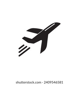 Vektorgrafik-Logo-Design des Flugzeugs