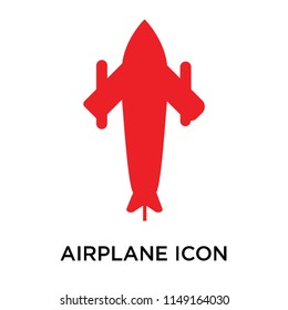 Airplane icon vector isolated on white background for your web and mobile app design, Airplane logo concept