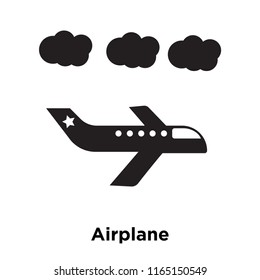 Airplane icon vector isolated on white background, Airplane transparent sign , vacation symbols