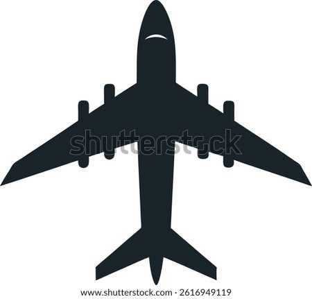 Airplane Icon Vector for logo