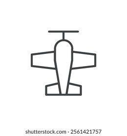 Airplane icon Vector logo set flat