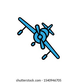 airplane icon vector logo template illustration eps-10