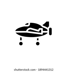 
Airplane icon in vector. Logotype