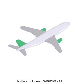 airplane icon vector. plane illustration