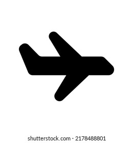 Airplane Icon Vector Symbol Design Illustration