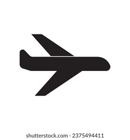 airplane icon vector template illustration logo design