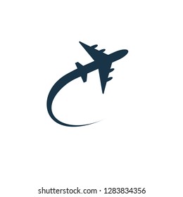 Airplane Icon Vector Transportation Logo Template