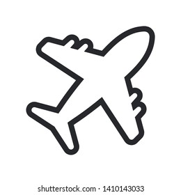Airplane Icon Vector Transportation Logo Template, eps 10