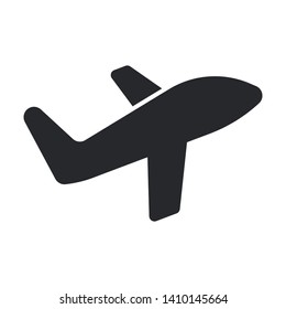 Airplane Icon Vector Transportation Logo Template, eps 10