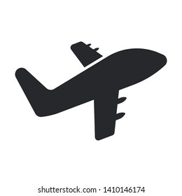 Airplane Icon Vector Transportation Logo Template, eps 10