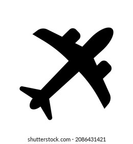 Airplane Icon. Vector Transportation Logo