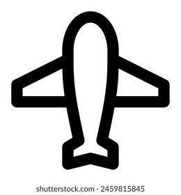 Airplane icon for web, app, infographic
