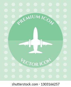 Airplane Icon for Web, Applications, Software & Graphic Designs.
