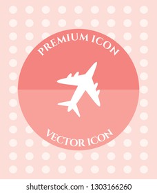 Airplane Icon for Web, Applications, Software & Graphic Designs.