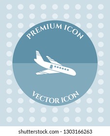 Airplane Icon for Web, Applications, Software & Graphic Designs.