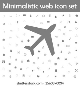 Airplane icon. Web, minimalistic icons universal set for web and mobile