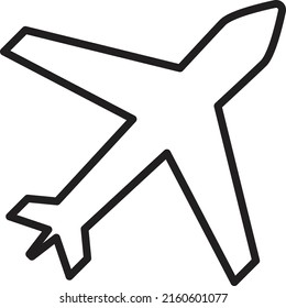 airplane icon with white background
