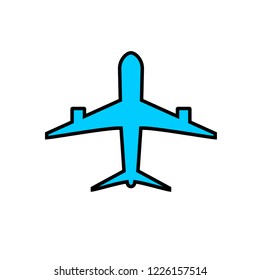 Airplane icon.Plane vector.