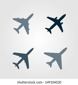 Airplane icons