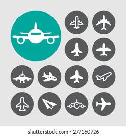 Airplane icons
