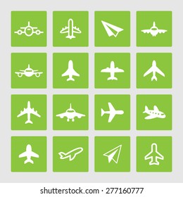 Airplane icons