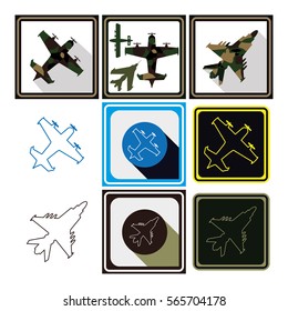 AIRPLANE ICONS FOR ALL PURPOSE