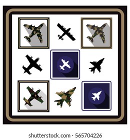 AIRPLANE ICONS FOR ALL PURPOSE
