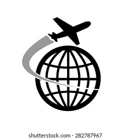Airplane icons vector.