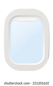 Airplane illuminator. Vector illustration