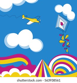 Airplane illustration