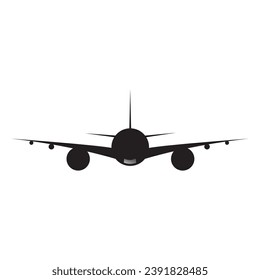 icono del vector de vuelo comercial de ilustración de avión. objeto de chorro aislado. colorido y de fondo blanco. 