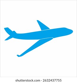 Airplane illustration design, suitable for logos and design elements