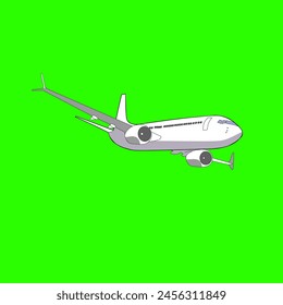 Flugzeugdarstellung | EPS, Vektorgrafik, Ilustrasi, Flugzeug, Flughafen, Transport und Verkehr 