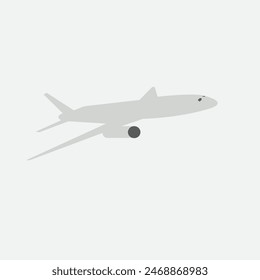 Airplane isolated on white background 
