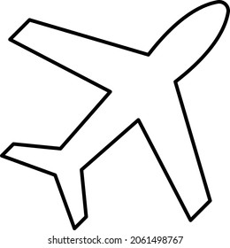  Airplane Isolated Vector icon which can easily modify or edit

