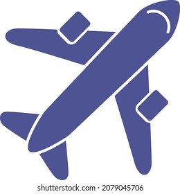 Airplane Isolated Vector icon which can easily modify or edit

