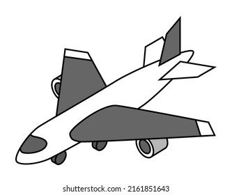 Airplane isometric design icon. Vector web illustration. 3d colorful concept