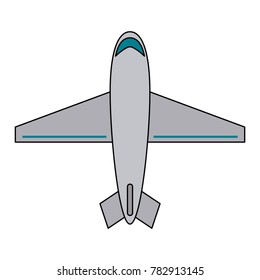 Airplane jet symbol