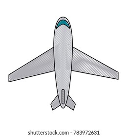 Airplane jet symbol