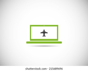 Airplane Laptop
