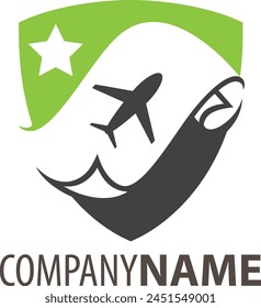Airplane Licence Logo or Icon, suitable for Flight Company