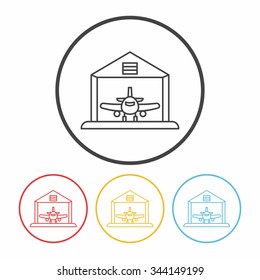 airplane line icon