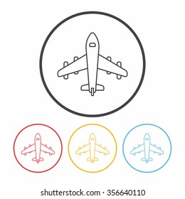 airplane line icon