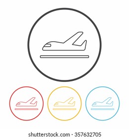 airplane line icon